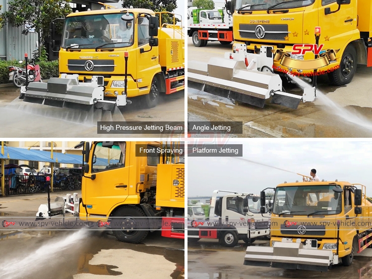 Road Jetting Truck Dongfeng - Function 01